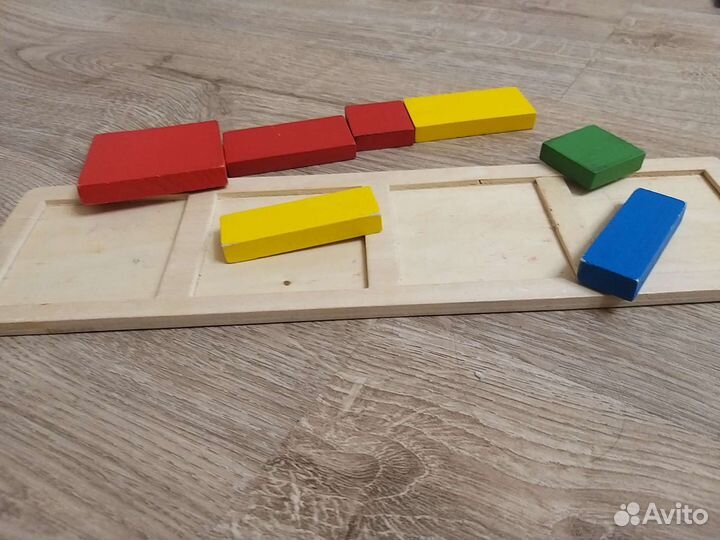 Развивающие деревянные игрушки Дроби