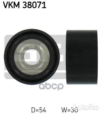 Ролик натяжителя поликл.ремня VKM38071 Skf