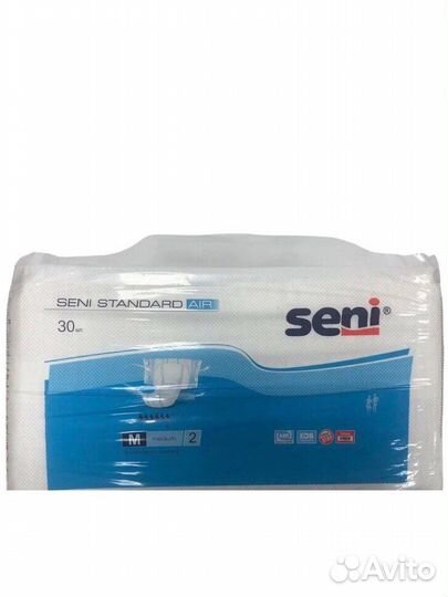 Подгузники для взрослых seni 2 30шт