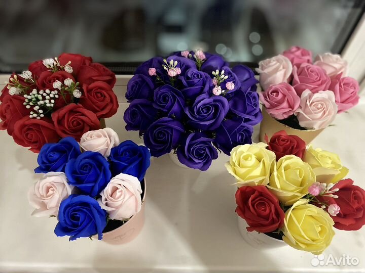 Мыльные розы на 8 марта