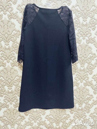 Платье школьное синее 140