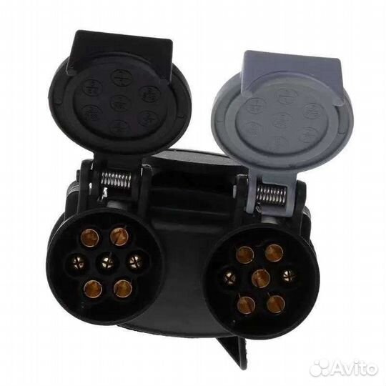 Переходник розетки фаркопа с 13-пин на 2 по 7 pin