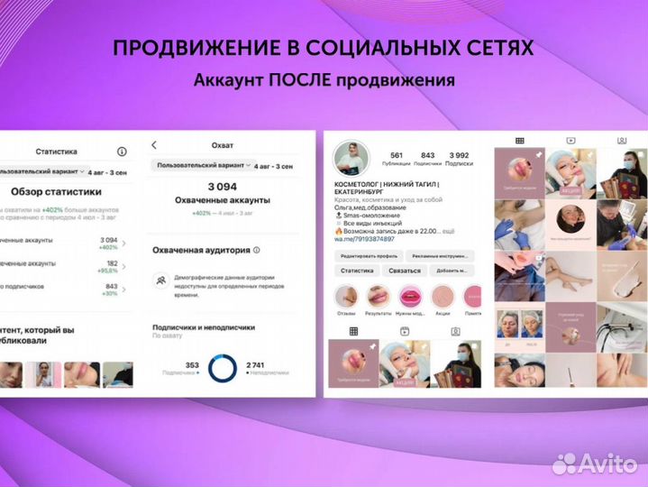 Таргетолог. Телеграм. Авитолог. Смм продвижение вк