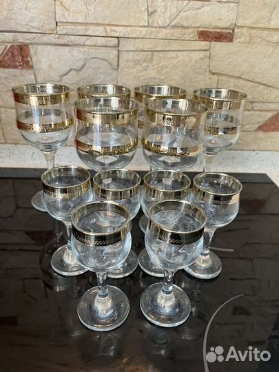 Подарочный набор фужеры и рюмки