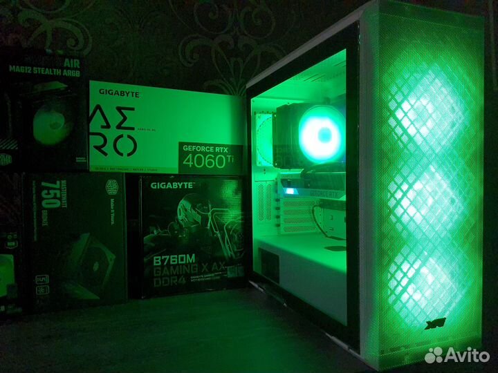 Мощный Пк RTX4060Ti Aero +Core i5-13400F/B760 WiFi