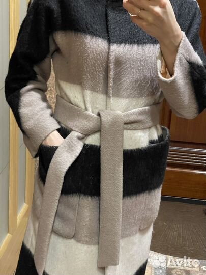 Пальто из альпаки 44