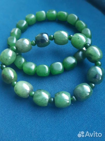 Натуральный нефрит. Нефритовый браслет