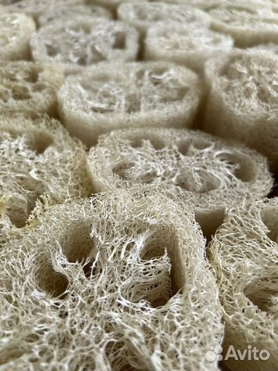 Эко-губки для мытья посуды из натуральной люффы