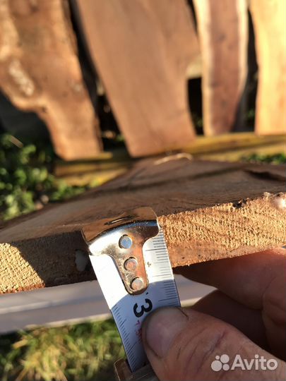 Кухоная доска из дуба и полки 3 метра