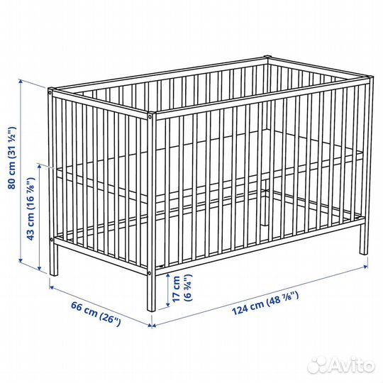 Кровать детская IKEA sniglar 22408