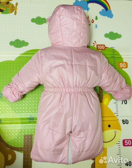 Зимний комбинезон для девочки 80