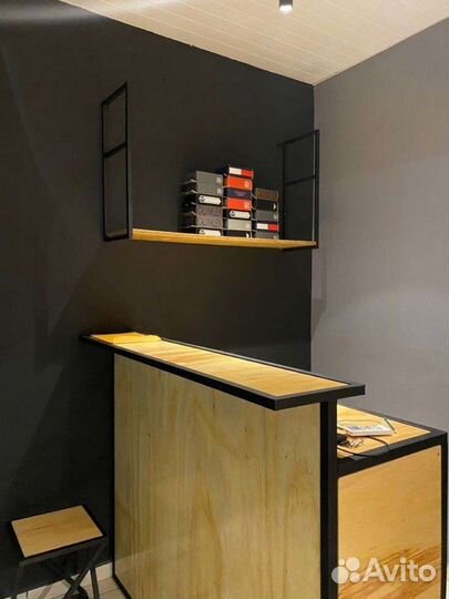 Стойка ресепшн лофт