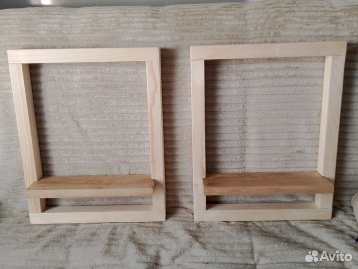 Полка настенная деревянная