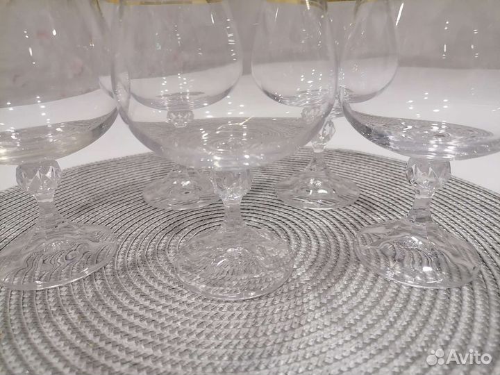 Фужеры новые. Bohemia. 5 штук