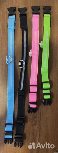 Светящийся в темноте ошейник для собак