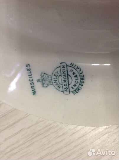 Английское антикварное блюдо 19 век