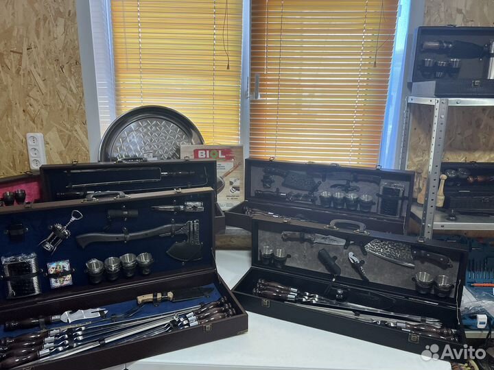 Набор шампуров в кейсе