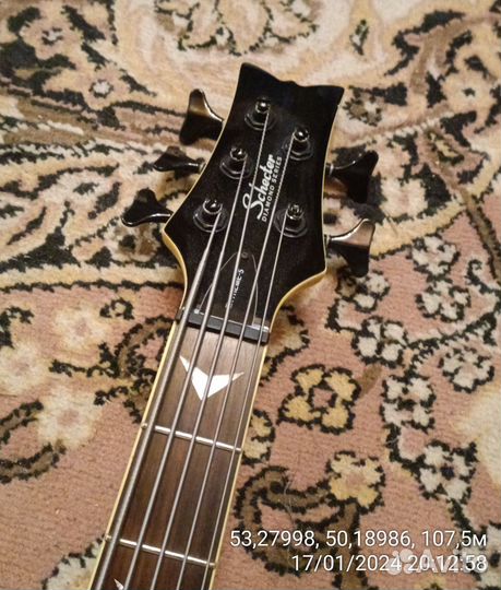 Schecter stiletto extreme 5 струн Бас гитара