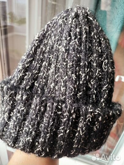 Шапка женская вязаная ручная работа