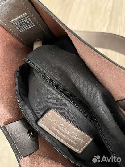 Сумка кожаная снежная королева