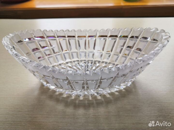 Салатник хрустальный (лодочка)