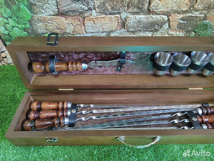 Набор шампуров в кейсе