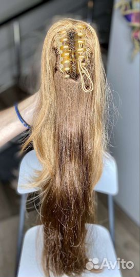 Хвост шиньон накладной