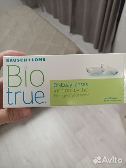 Линзы контактные bio true
