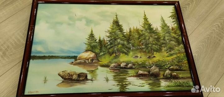 Картина маслом на холсте пейзаж
