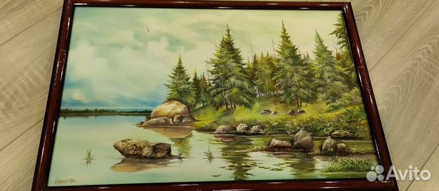 Картина маслом на холсте пейзаж