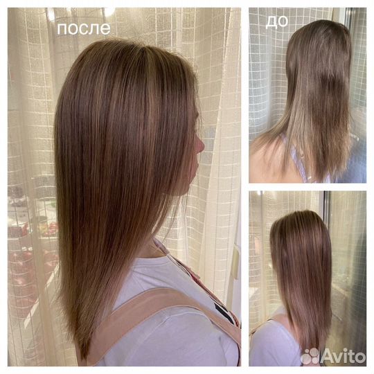 Стрижка, окрашивания любой техникой