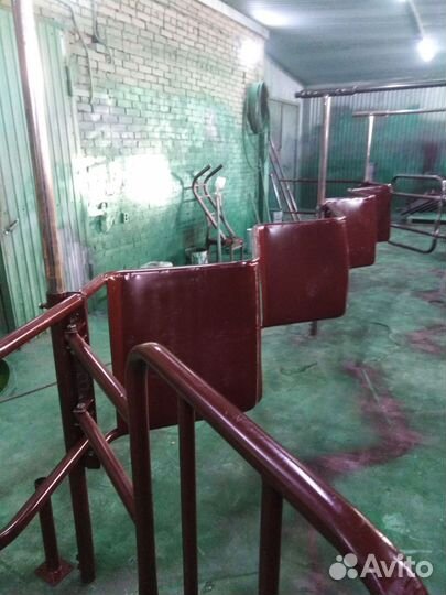 Металлоконструкция доильного зала для крс 