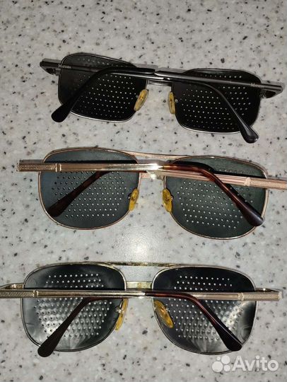 Очки тренажеры перфорационные для зрения