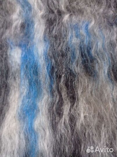 Мужской шарф мохер Индия СССР. Новый