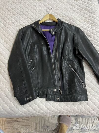 Куртка кожаная