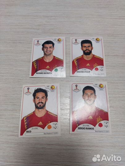 Наклейки panini fifa 2018