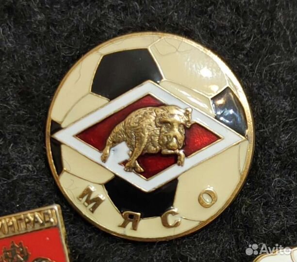 Значок Мясо, фк Спартак Москва