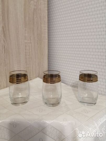 Бокал чешское стекло, высота 10,5 см, 10 шт