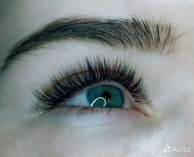 Наращивание ресниц классика, 1.5D, 2D