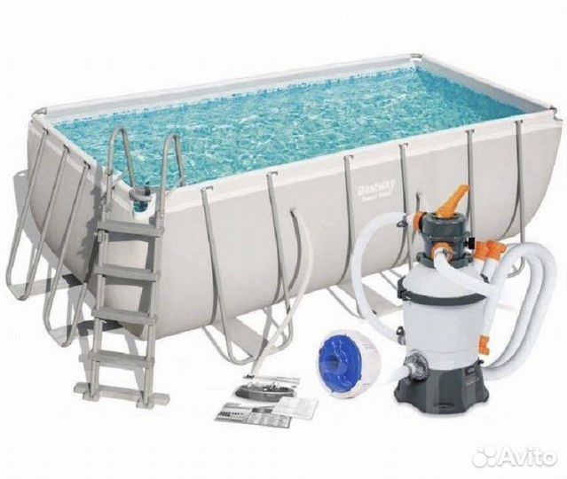 Каркасный бассейн bestway 412х201х122 см