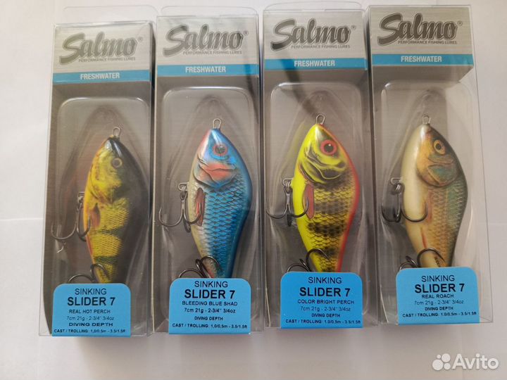 Воблеры Salmo Slider 7