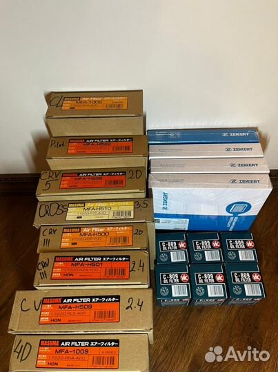 Комплект для То на Honda (Любое)