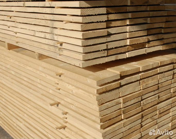 Доска обрезная 50х150х6000мм