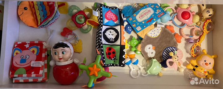 Детские игрушки погремушки пакетом