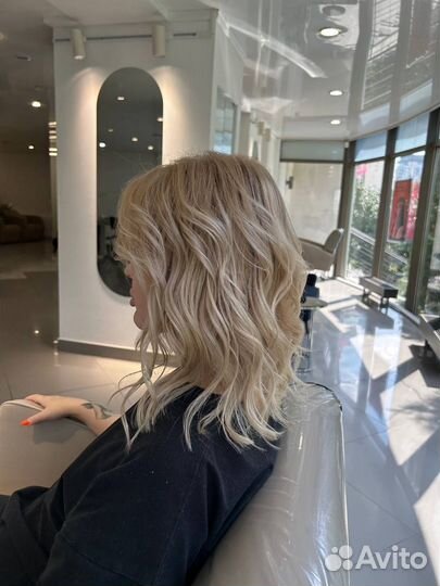 Однотонное окрашивание волос, тонирование