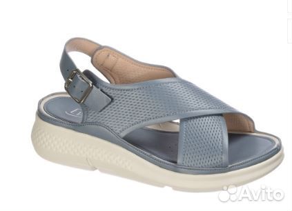 Босоножки жен. (30074-А001 Голубой) (46)