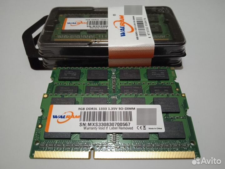 Оперативная память DDR3 8GB для ноутбука