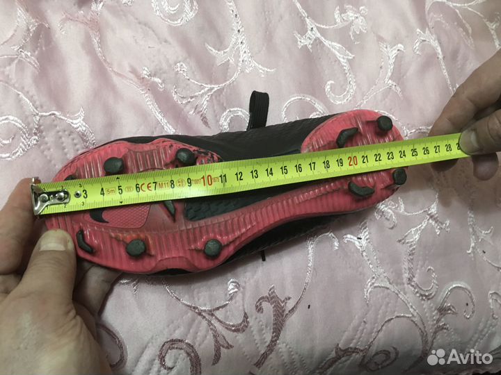 Футбольные бутсы nike оригинал, стелька 23 см