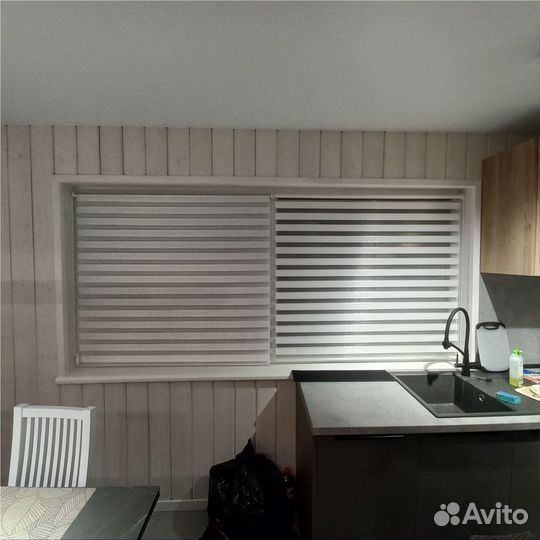 Рулонные шторы Зебра