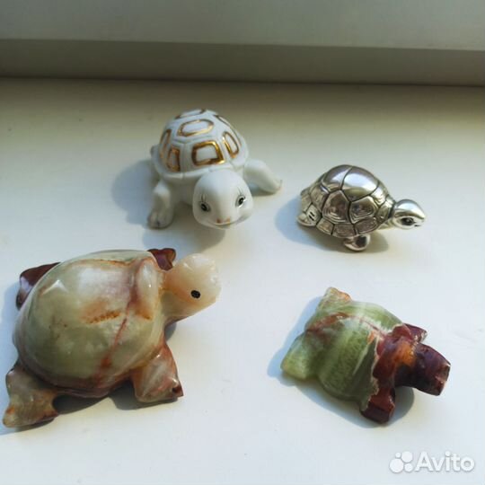Статуэтки черепахи оникс фарфор